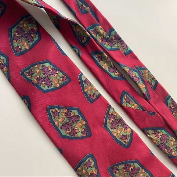 Authentic Christian Dior Vintage Red Tie - Picture 5 of 5